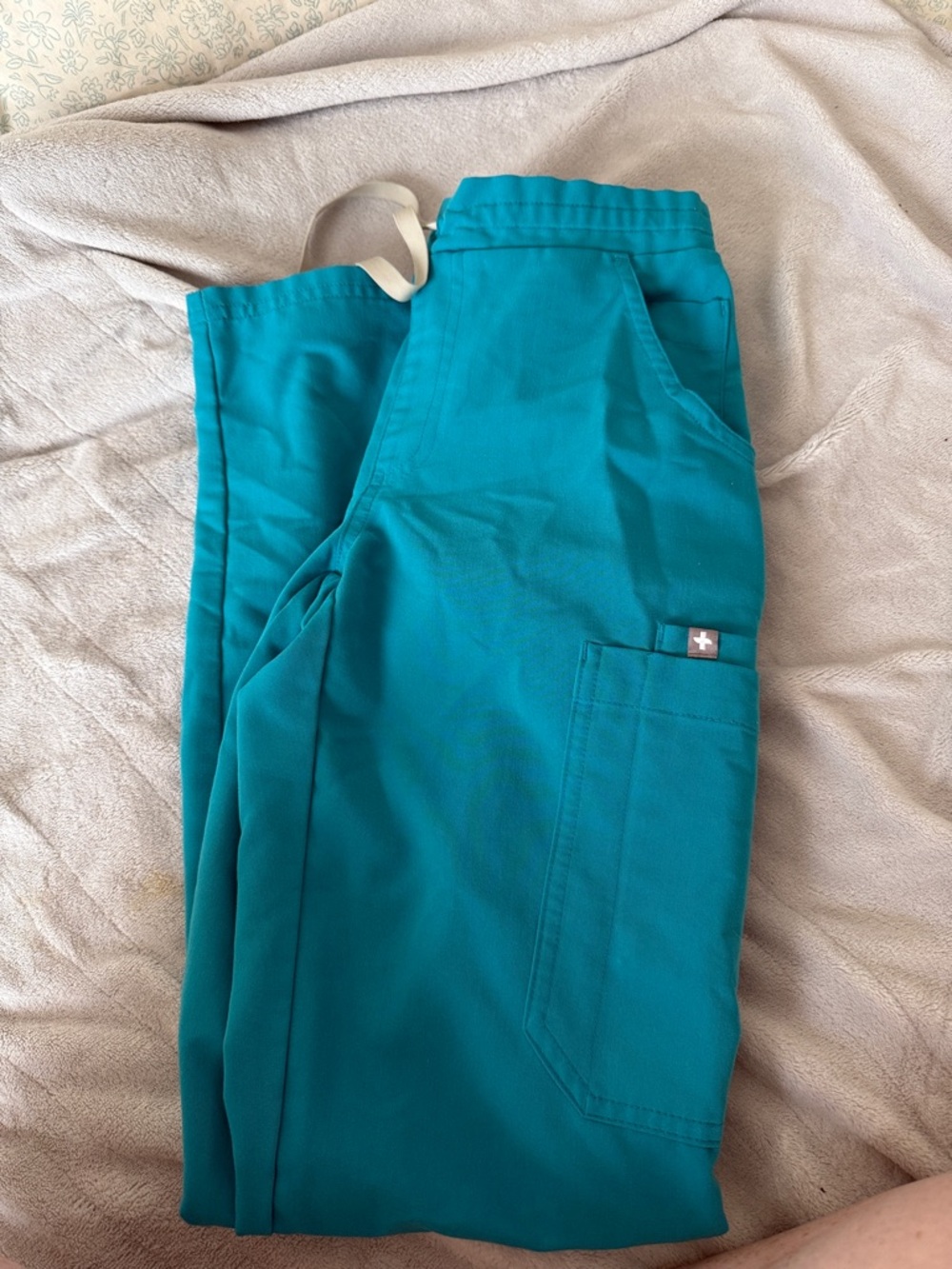 Figs Teal Scrub Pants